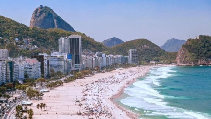 Apartamento Caetano Pe No Mar Copacabana Rio de Janeiro